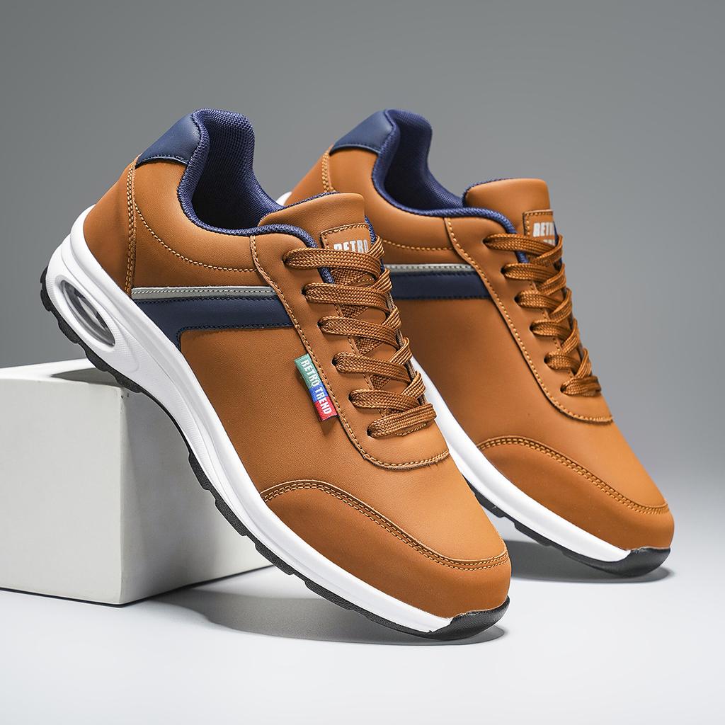Brown Size 48 Men's Shoes 2026 Trend Breathable Fashion All-match Casual Sports Shoes Outdoor Non-slip Flat Shoes Trend Casual