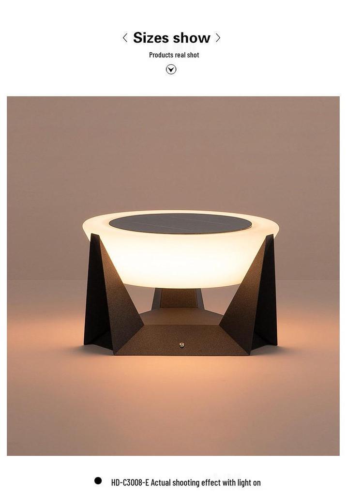 Modern Solar LED Outdoor Waterproof Lawn Light