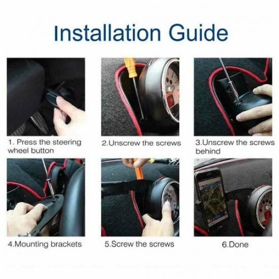 Car Phone Holder Mount For Mini Cooper S JCW ONE R55 R56 R57 R58 R59 2007 - 2015