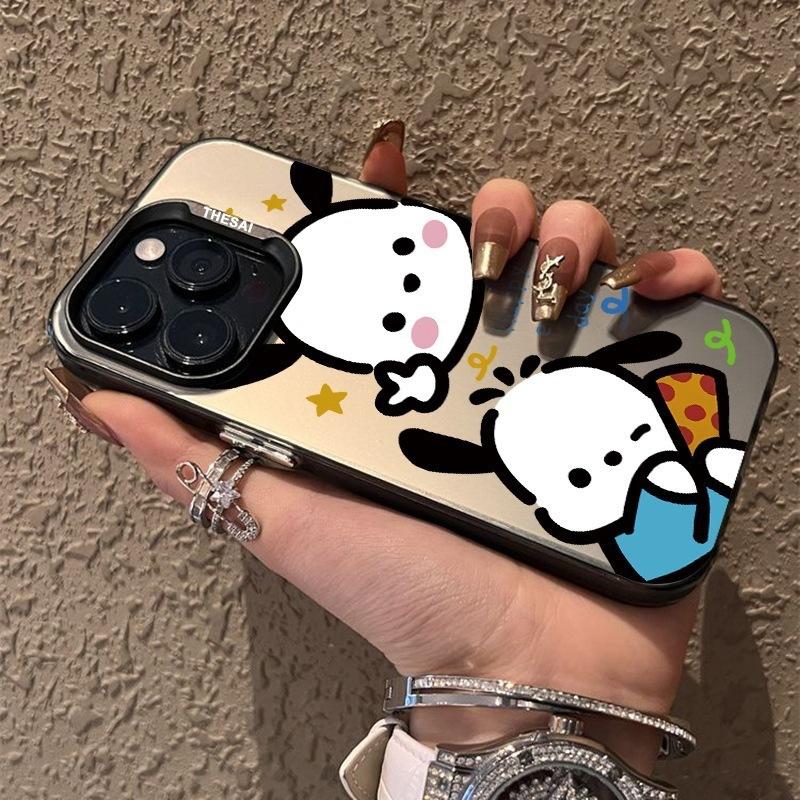Trendy brand cartoon Pacha dog is suitable for Apple 15promax mobile phone case 14/13/12 new model