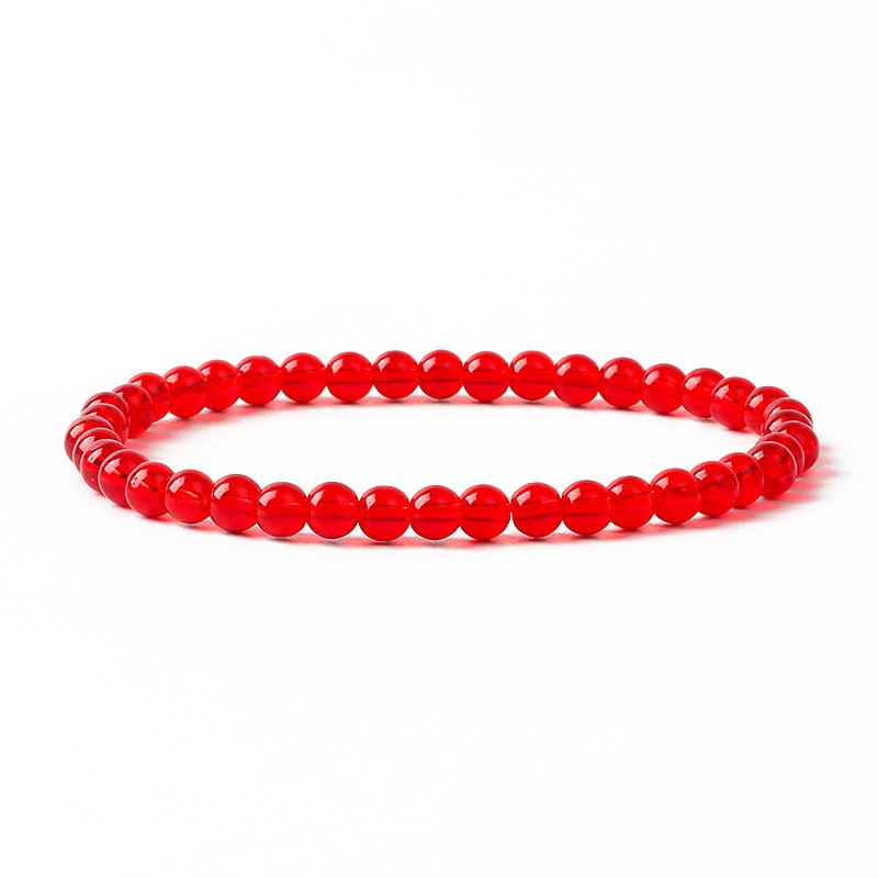 4MM Reiki Amethyst Aquamarines Stretch Bracelets for Women Chakra Natural Stone Beaded Bracelet Men Quartz Agate Jewelry Pulsera