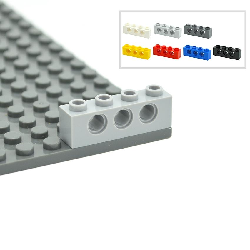 Compatible Assembles Particles 3701 1x4 With 3 Holes For Building Blocks Parts DIY Educational Crea