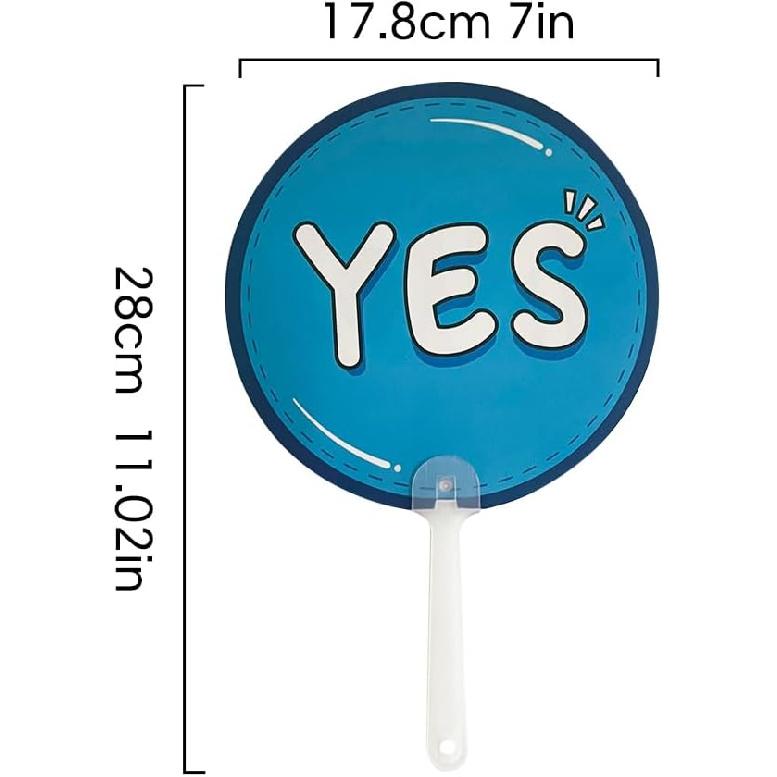 20 Pack Yes or No Classroom Voting Paddles, Classroom Teacher Student Interaction Signs, Event Meeting Election Supplies
