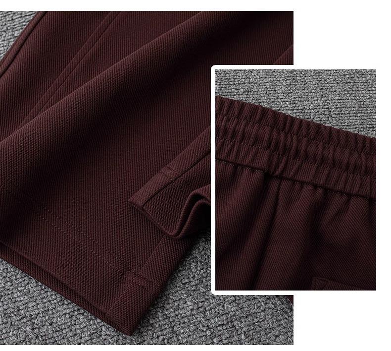 Women's Autumn/Winter 2024 Thick Elastic Waist Wide-Leg Pants