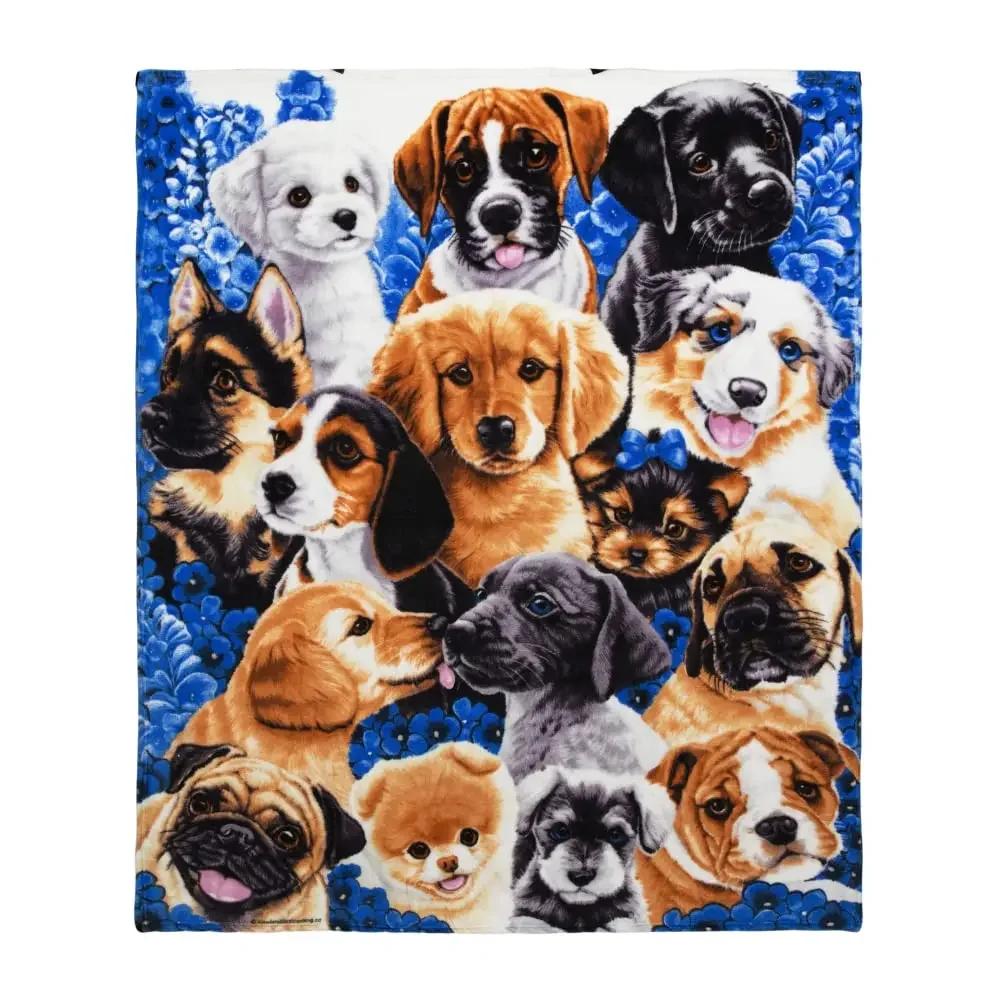Australian Shepherd Sherpa Fleece Blanket Throw for Home Office Travel Couch Sofa Warm Cozy Lightweight Fleece Bed Blanket Gift