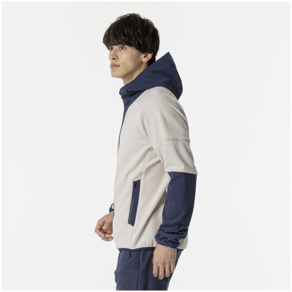 Training Wear Proof Fleece Hoodie Parka Water Repellent Thermal 32MCB558 Cloud Beige [Mizuno] Men's