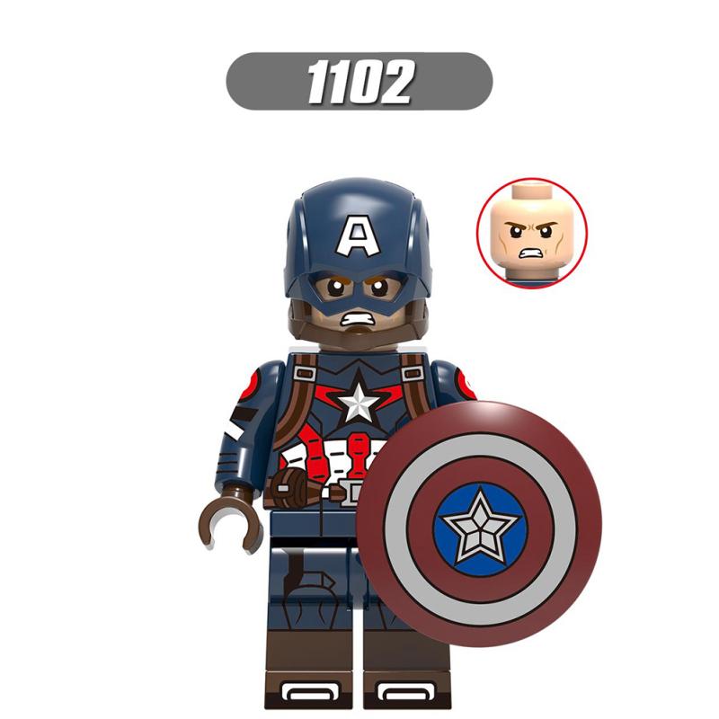 Lego Stavebnice Hračky Série Kapitán Amerika Minifigurky Model Steve Rogers Vzdělávací Hračky