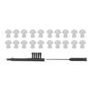 Hearing Amplifier Dome Ear Tip Earplug Set Hearing Amplifier Cleaning Brush Tool Accessories with