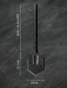 Multifunctional Outdoor Ordnance Shovel Camping Shovel Martensite Stainless Steel Vehicle Manganese Steel Ordnance Shovel