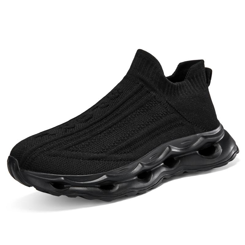 Fashion Orange Mens Sock Shoes Plus Size 48 Lightweight Platform Casual Sneakers Women Sports Walking Shoes Man Running Shoes