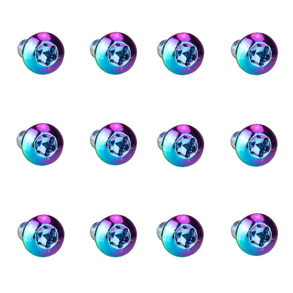 12er-Pack Schrauben-Fahrrad-Bremsscheibe, buntes Mountainbike