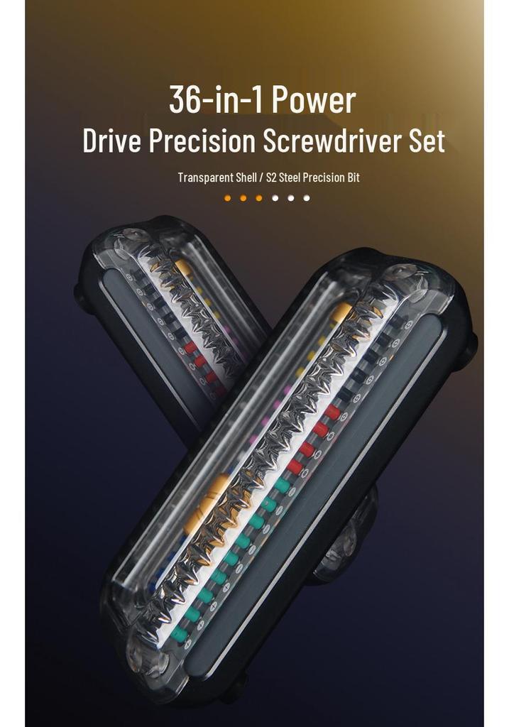 All-Metal 37-in-1 Inertial Screwdriver Set for Electronics and Home Use