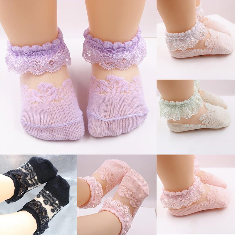 

Детские милые носки с кружевом и цветочным узором для новорожденных, летние кроссовки для девочек, принцесса Prewalker M белый