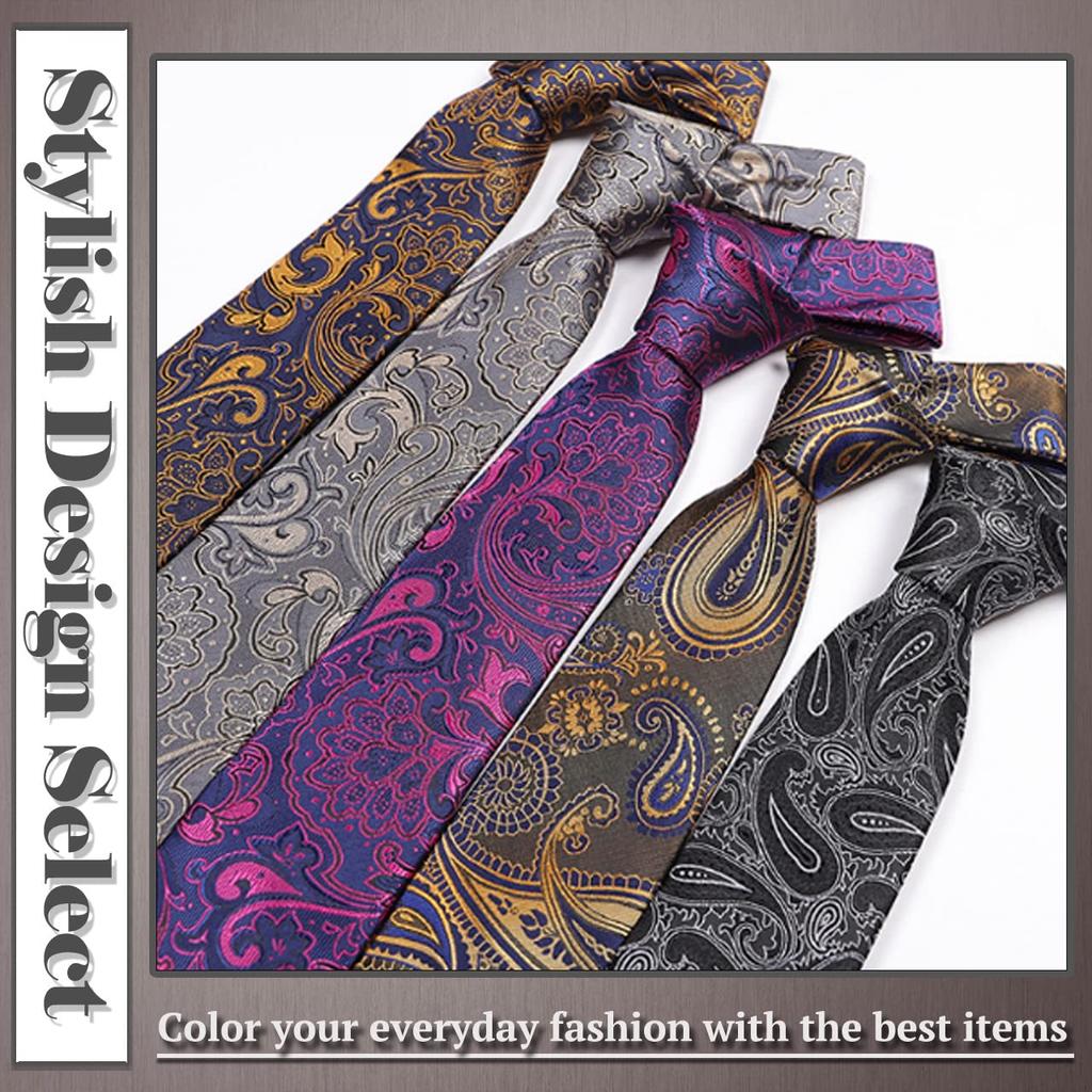 EINE BESCHRÄNKUNG Business Paisley Uni Stilvoll für NK004 Krawatte, Muster, Herren, (Rosa)