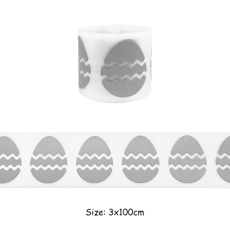 Číslo 1-9 Reflexní nášivka Fólie pro ražení za tepla 3x100cm Mikiny Diy Heat Transfer Oblečení Samolepky Parches Ropa Nažehlovačka na látku