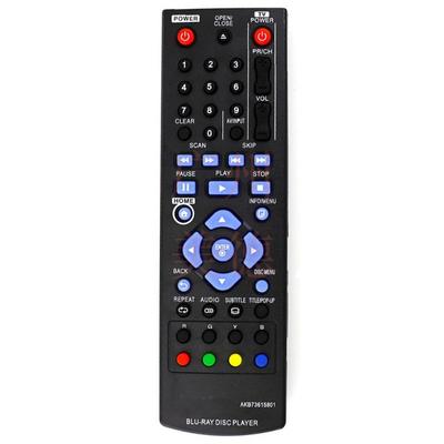 Compatible Remote Control for LG Blu-ray DVD Player (Model: AKB73615801)