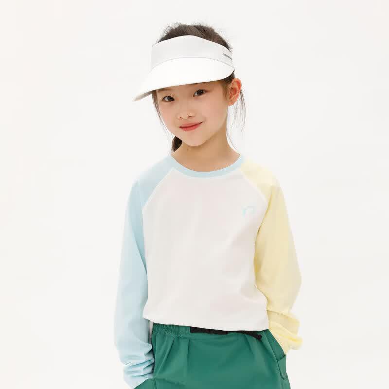 Najuji Kids Colorblock Pure Cotton Raglan T-Shirt 140 cm