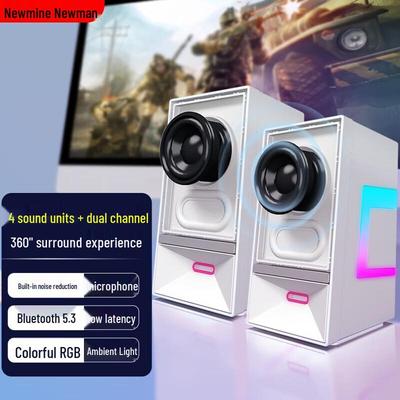 Newmine V4 Bluetooth 5.3 Computer Speakers CN Plug (adapter Included)