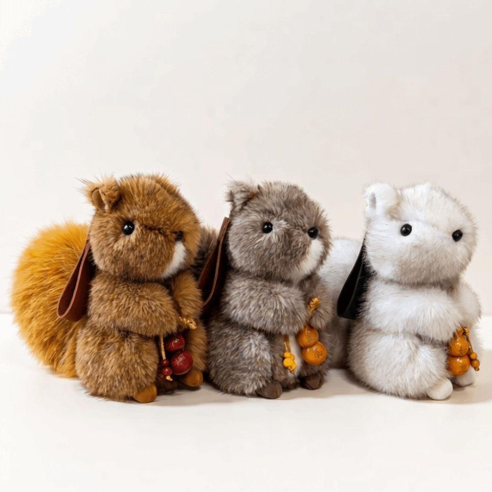 Soft Plush Bunny Keychain Fluffy Plush Bunny Bag Pendant Pompon Bunny Keychain Bag Accessory