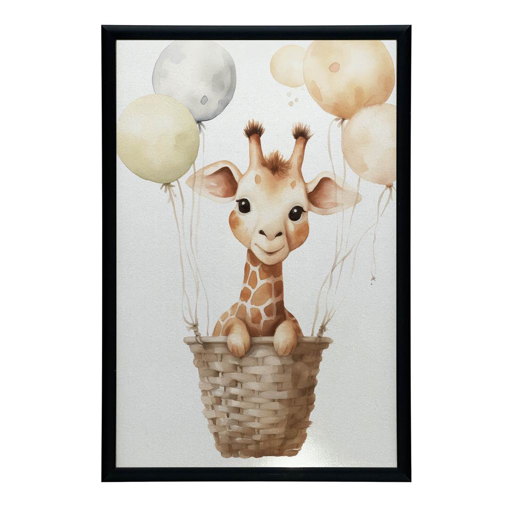 Happy Giraffe's Journey Happy Giraffe's Journey, 70X100 Cm, Frameless, Matte Paper 230 Gsm