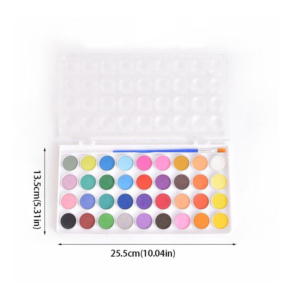 36 Colors Watercolour Paint Set Detachable Box Watercolor Paint Cakes Watercolour Cake For Kids