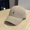 New Style Baseball Cap for Women In Autumn Simple Wide Brim Big Head Circumference Soft Top Peaked Cap Showing Face Small Retro Washed Hat