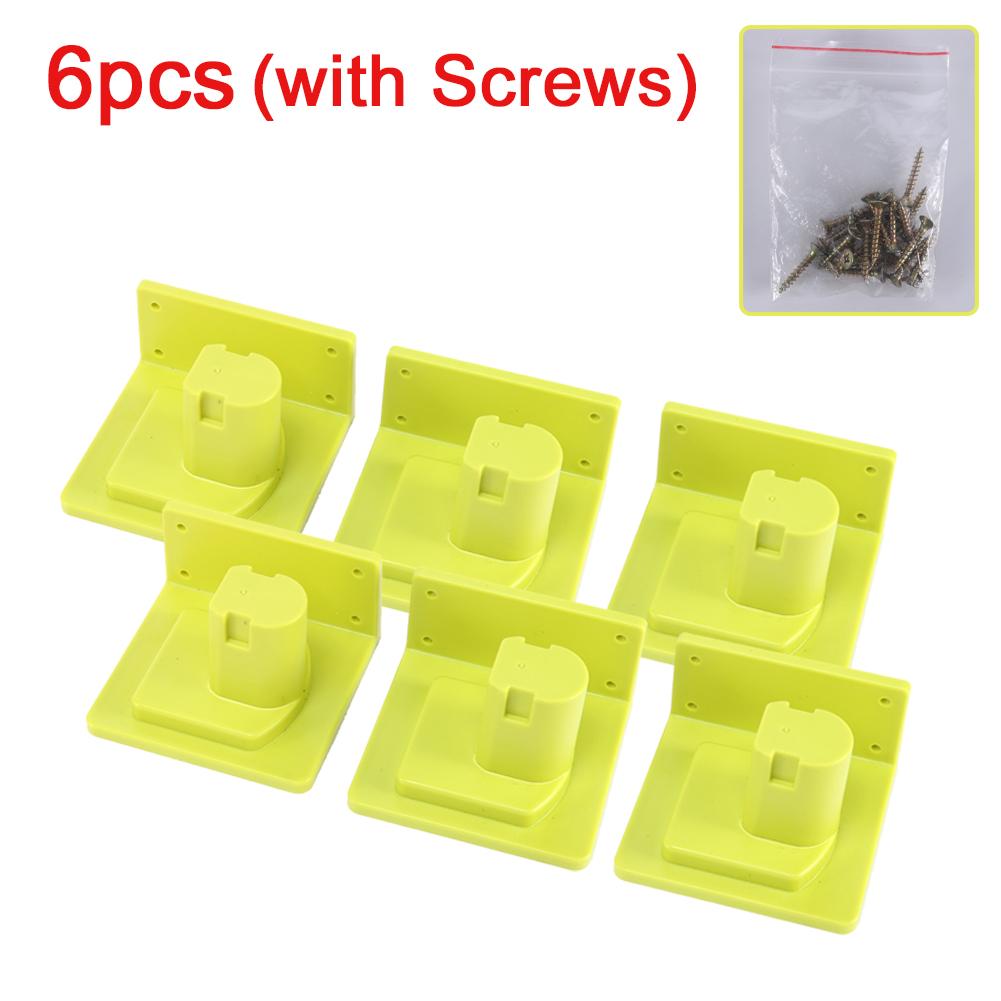 2~10Packs For Ryobi Holder 18V Battery Adapter Drill Mount Dock Case Suitcase For The Power Tools Storage Accessories Tool Brack
