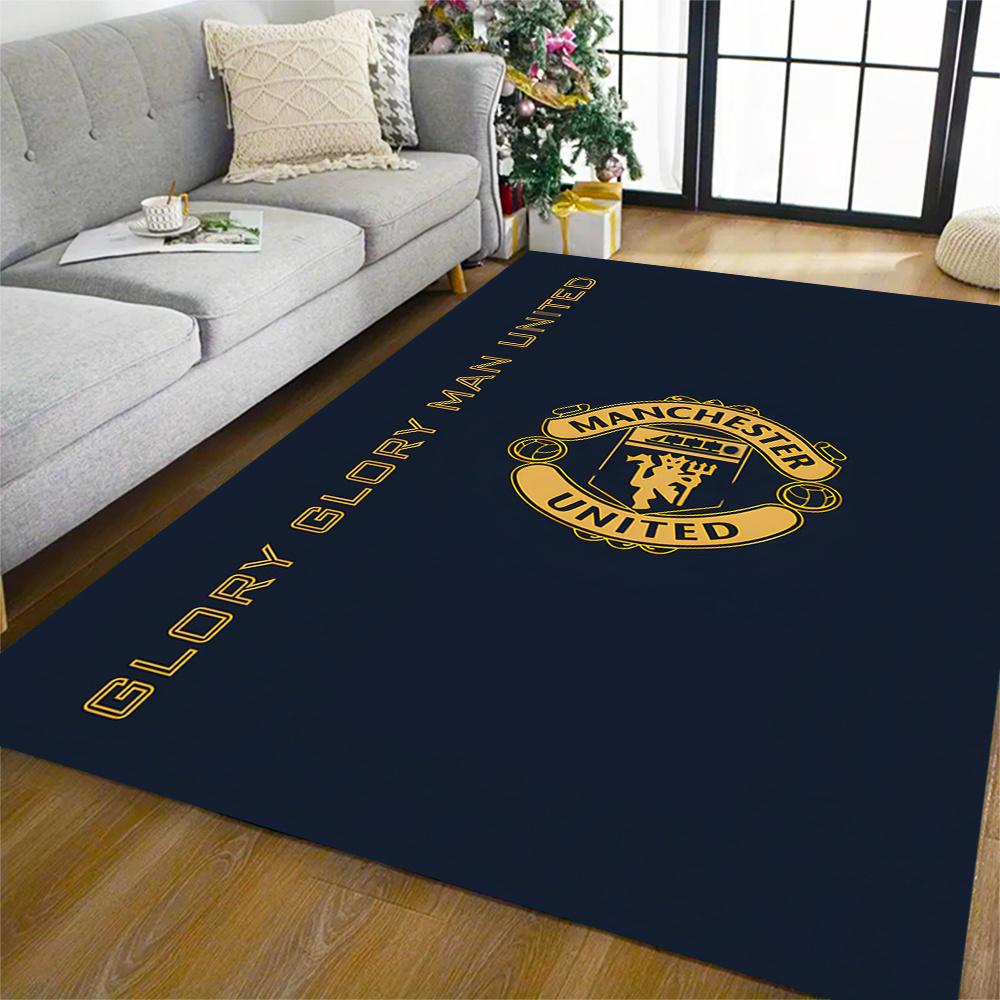 Glory Glory Man United Themed Floor Mat Nonslip Mat Decorative For Living Room Game Room Doormat Machine Washable Vintage Decorative