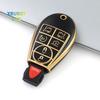 Shell Fob Holder For Jeep Grand Cherokee For Dodge Caravan For Chrysler Grand Voyager 300 C Tpu Car Key Holder Cover Protector