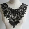 Lace Applique Tear-resistant Unbreakable No Deform Washable Breathable DIY Hollow Design V-neck Lace Fake Collar for Home