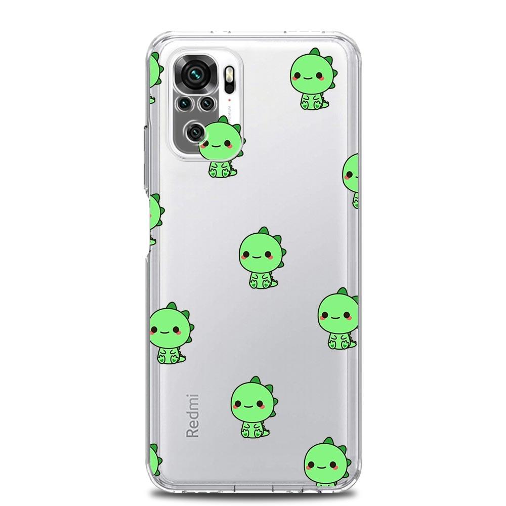 Módní roztomilý avokádový umělecký nový čtvercový průhledný kryt na telefon pro Xiaomi Redmi Note 12 11 9S 9 8 10 Pro+ 7 8T 9C 9A 8A K40 herní kryt