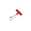 10pcs Top Barb S/L Plastic Head Swivel With Hooked Fishing Sinker Slip Clip Hook Balance Clear Snap