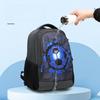 Grundschüler Rucksack Hartschale Fußball-Thema Gewichtsreduzierend Jungen Doppelschultertasche Große Kapazität Mit Kleiner Federtasche Set