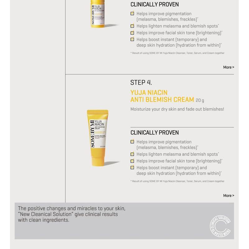 SOME BY MI Yuja Niacin Anti-Makel Starter Kit