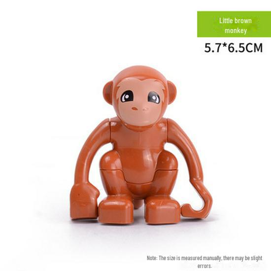 Large Particle Animal Accessories: Compatible Lego Building Blocks for Kids 3+ - Prairie, Ocean, Jungle Simulation Toy Parts