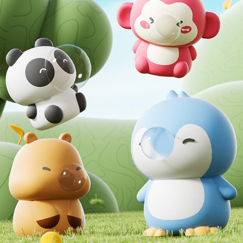 Playful Panda Monkey Bubble Stress Ball Squeeze Toy For Adults Kids Anxiety Relief Sensory Therapy
