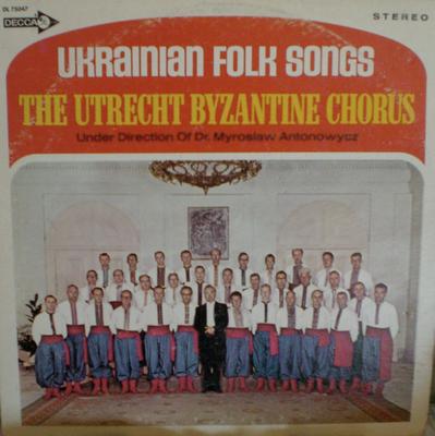 LP-Platte UTRECHT BYZANTINE CHORUS UNDER DIRE Ukrainische Volkslieder DL75047 DECCA US Klassik Gebraucht