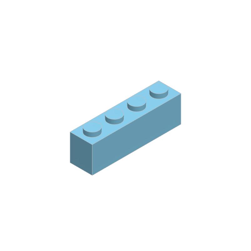 50ks 3010 1x4 Bodové Silné Kostky Hračky Pro Technické Stavebnice Dárek Kompatibilní Stavebnice Montážní Příslušenství DIY MOC