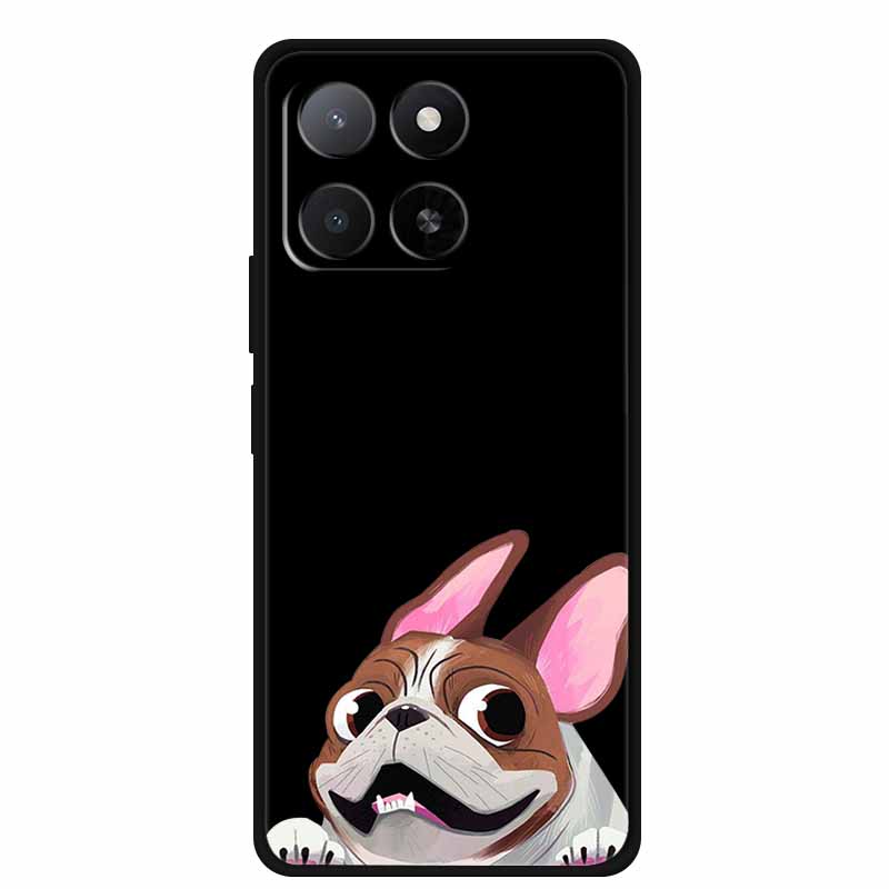 For Motorola G86 G56 Phone Case G 86 G 56 Coque Black Silicone Soft Back Cover For Motorola G86 Power Edge 60 60S Case Cartoon