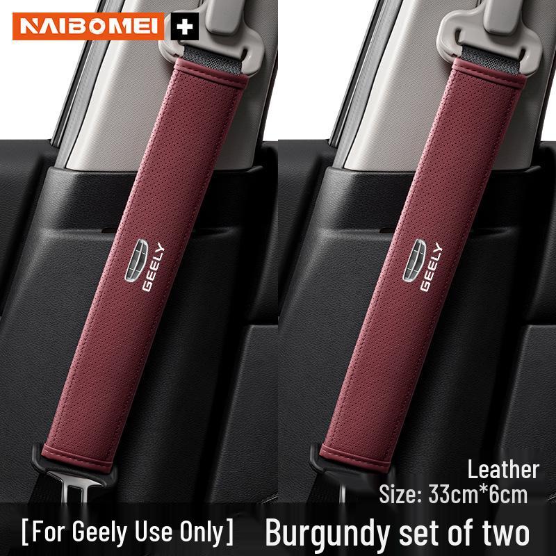 Geely Car Seat Belt Shoulder Protector for Xingyue, Binyue, Emgrand, Borui, Geometry ICON