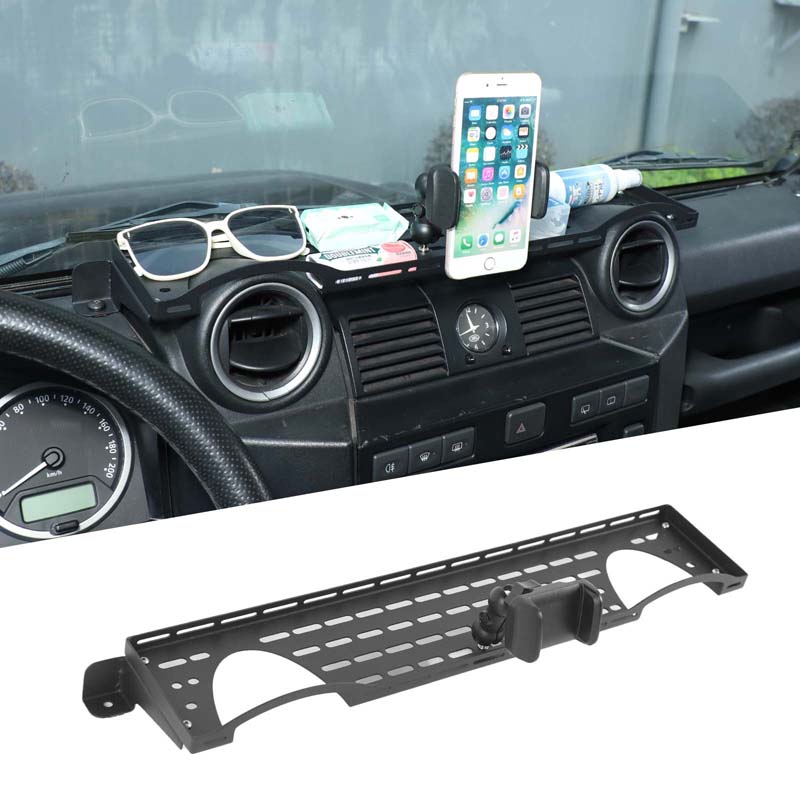 

For Land Rover Defender 90 110 2004-2018 Car Center Console Phone Holder Sports Camera Bracket Radio Intercom Stand Storage Tray