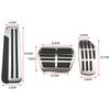 XKIN2 Autopedale für Nissan Xtrail Rogue T32 Qashqai Sport J11 Kicks für Renault Koleos Kadjar Samsung QM6 Gas- und Bremspedalabdeckung
