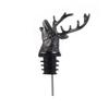 Deer Head Wine Pourer Bottle Stoppers Zinc Alloy Bar Tools Wedding Party Drinks Wine Aerators Kitchen Tool Accessories 7