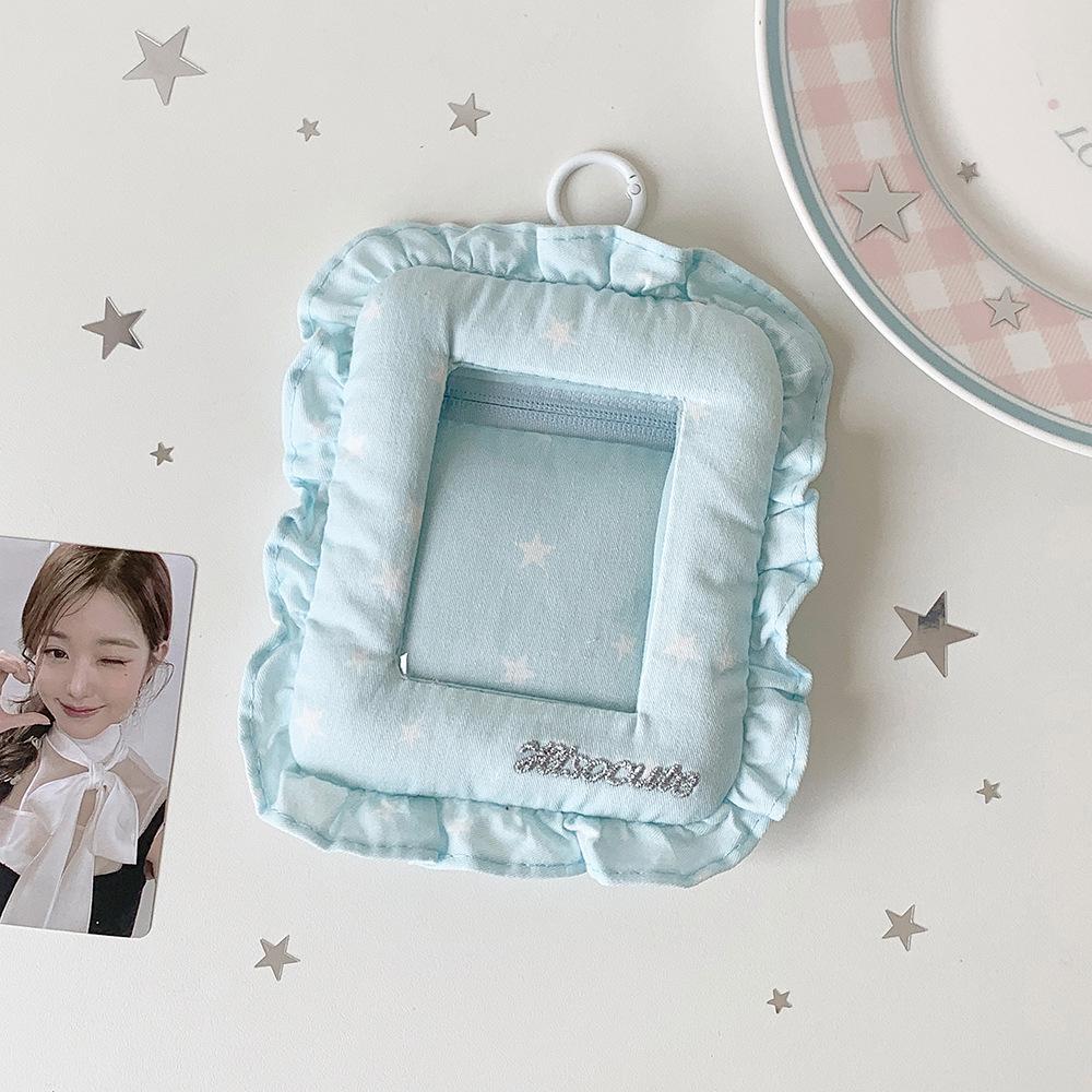 Lace Pillow Card Holder & Polaroid Sleeve - Campus Card Display Pendant & Stargazer Protective Sleeve
