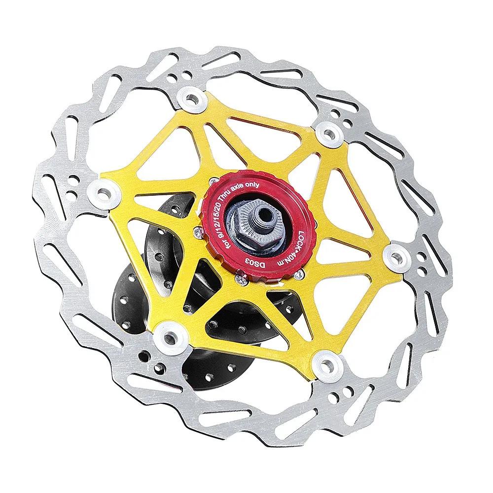 1PC Mountain Bike Road Bike Center Lock Cover Ring Ultralight Aluminum Alloy Bicycle Disc Brake Rotor Centerlock Cap Adapter Cy Practical Use
