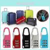 Colorful Mini Zinc Alloy Combination Lock For Suitcase Zippers Modern Style