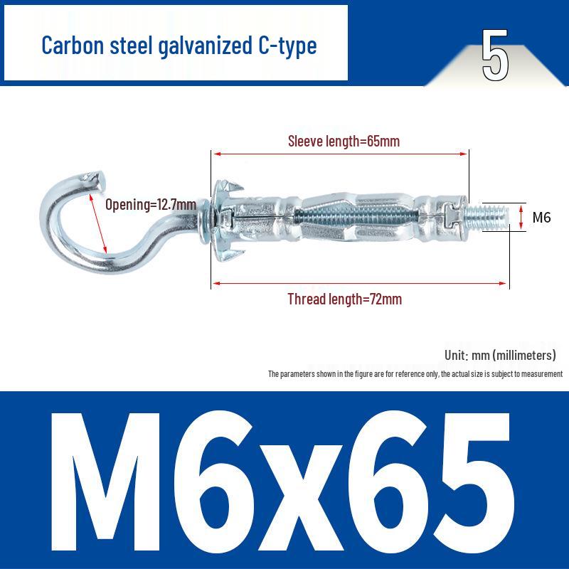 Plastic Petal Nut Expansion Screw for Hollow Sheet Metal - Fixed Lantern Rivet Expansion Bolt