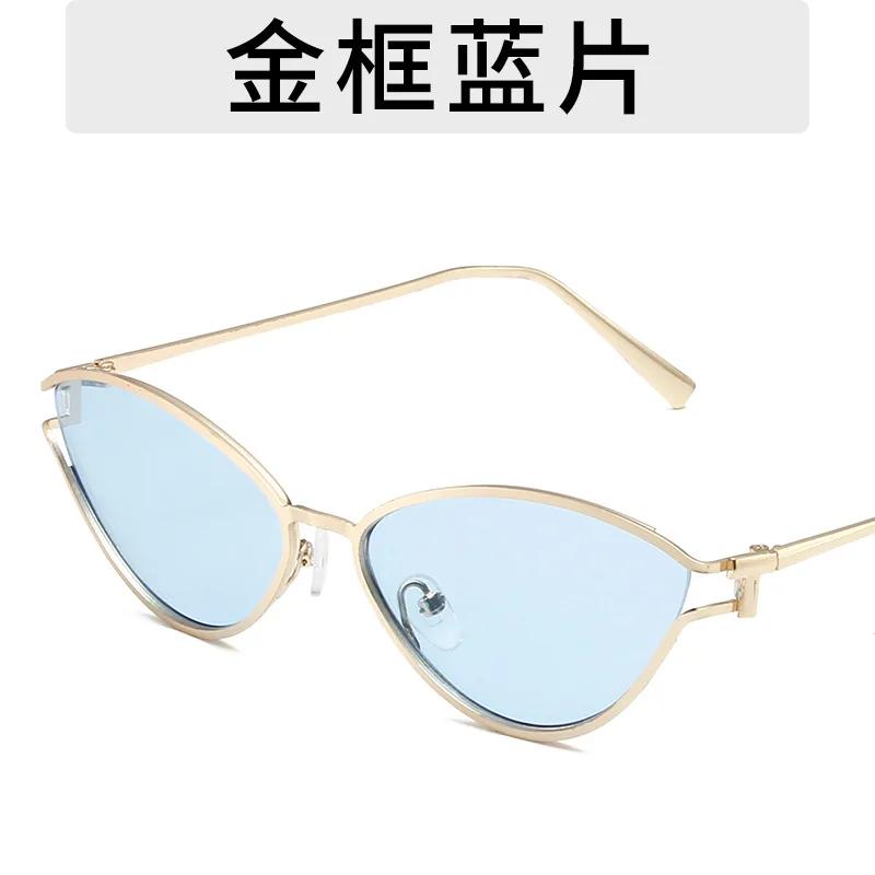 Stylishable Personalized Sunglasses Hollow Frame Design Stylishable Cat-Eyes Metal Full Frame Glasses Sun Visors Premium