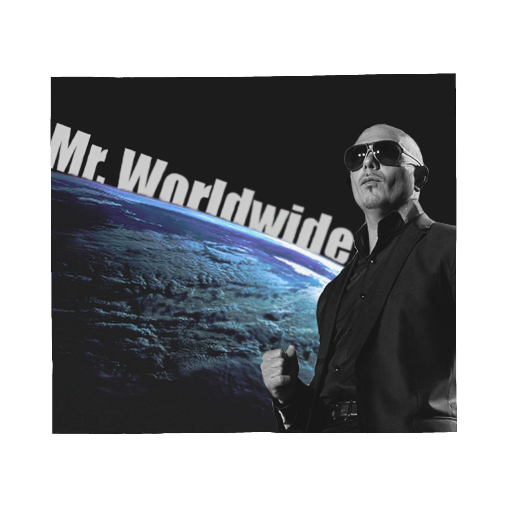 Heavy Metal Pitbull with Flames Mr. Worldwide Blankets Flannel Summer  Breathable Super Soft Throw Blanket Plush Thin Quilt 30x40in