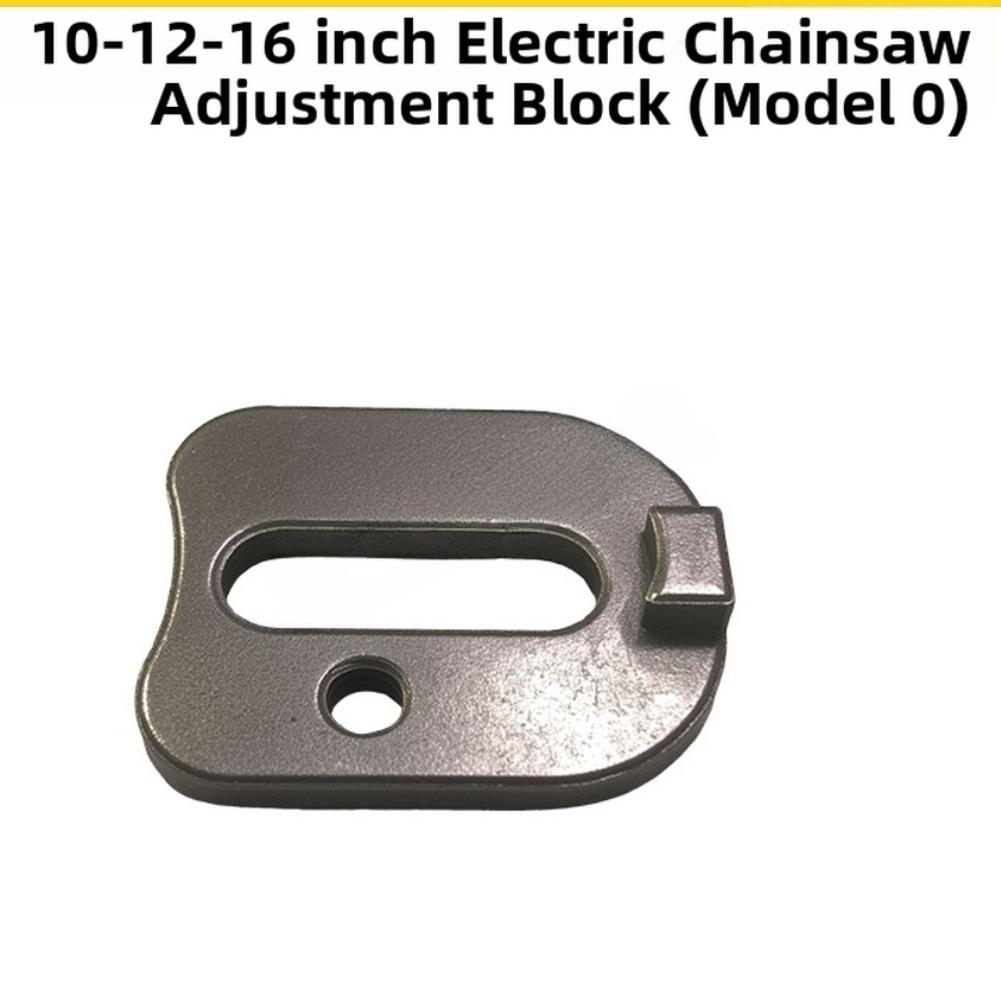 Chain Regulator Adjuster Block for 10 12 16 Inch Electric Chainsaws Made of Lightweight Aluminum Alloy Gray 3.3x3.2cm